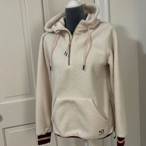 Kari Traa 1/4 zip Fleece Hoodie- Size Small